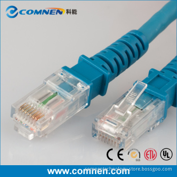 24awg bare copper utp cat6 pure copper patch cord